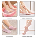 Meias em Silicone para cuidados com os pés 
