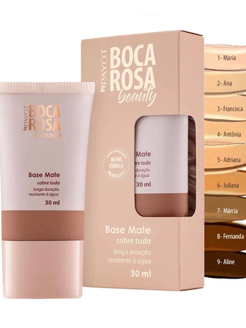 Base Mate Boca Rosa Beauty 30ml Hipoalergênico