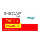 Suplemento Imecap Hair 90 Cápsulas Beleza Dos Cabelos Top